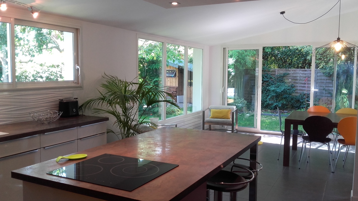 Extension d&rsquo;une maison de ville à Talence